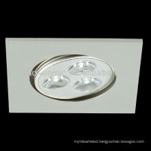 3W/6W squre LED recessed light office/home decorative lights